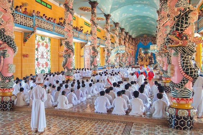 1-Day Tour of Black Virgin Mountain - Cao Dai Temple - Cu Chi Tunnels from HCMC - Riding above Black Virgin Mountain