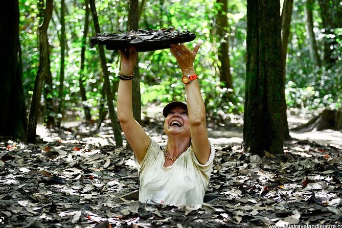 Ben Duoc 'Less-Crowded' Cu Chi Tunnels Half-Day Tour - Entering the Ben Duoc tunnel complex