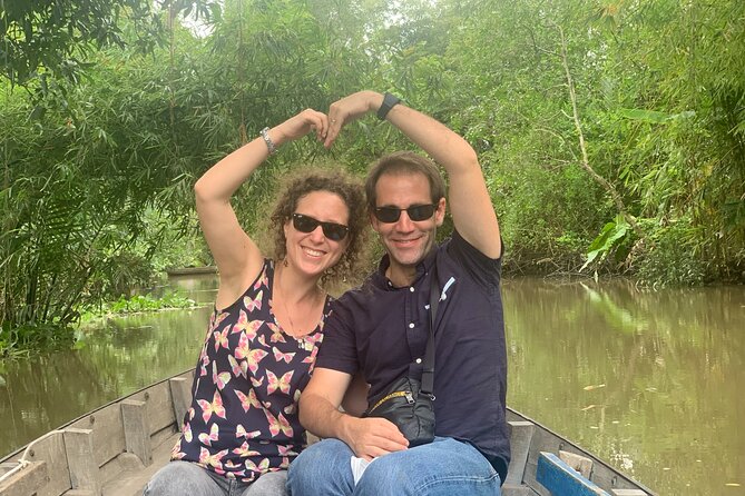 Boat tour on Mekong river see the sunset, small canal, Vegan dinner, street food - Ninh Kieu Night Market, 45 minutes of small bites