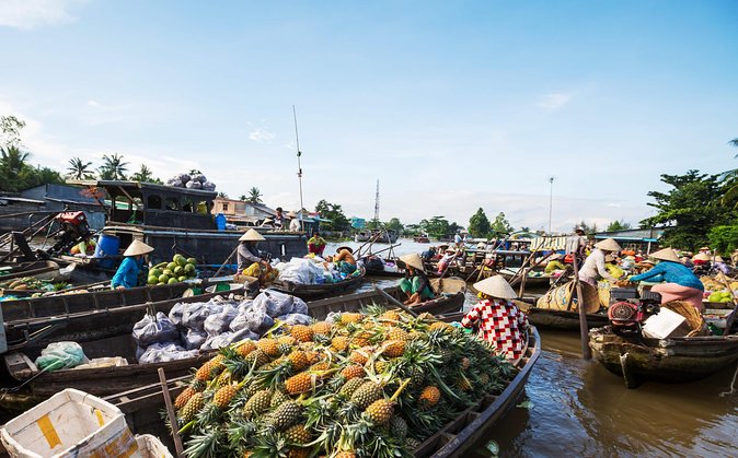 Cai Rang Floating Market & Mekong Delta Private 1-Day Tour - Noodles, fruit, and breakfast on the water
