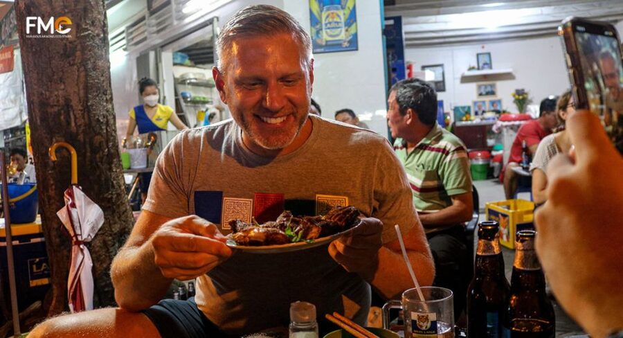 Can Tho: Walking street food tour designed by local chef - The bold course: frog, rat, and clay-pot eggplant