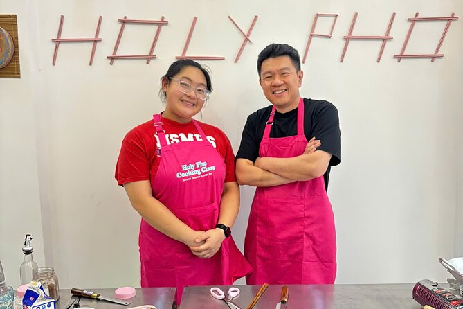Cook 4 Local Vietnamese Dishes In Pink-themed Class & Market Tour - Eating what you prepared
