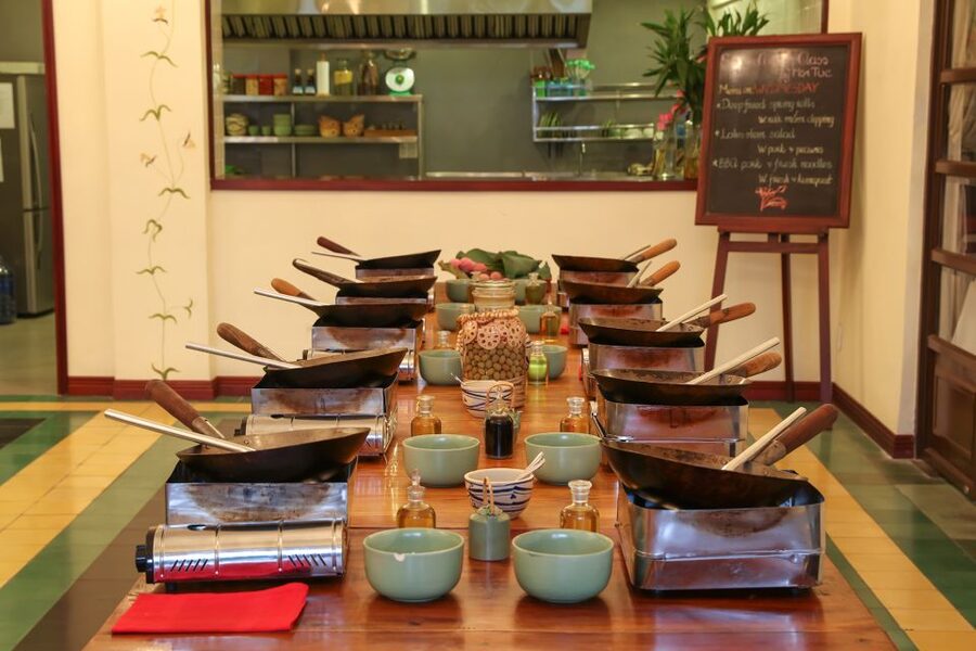 Cooking Class with Ben Thanh Market visit - A three-hour class with your own workstation