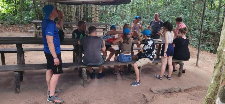 Cu Chi Tunnels and Mekong Delta Adventure 1 day - The uncertain stop at Vinh Trang Pagoda