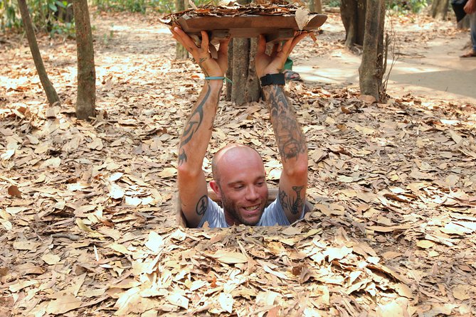 Cu Chi Tunnels and Mekong Delta Full Day Tour - Max 12 - Entering the Cu Chi Tunnels and understanding the war