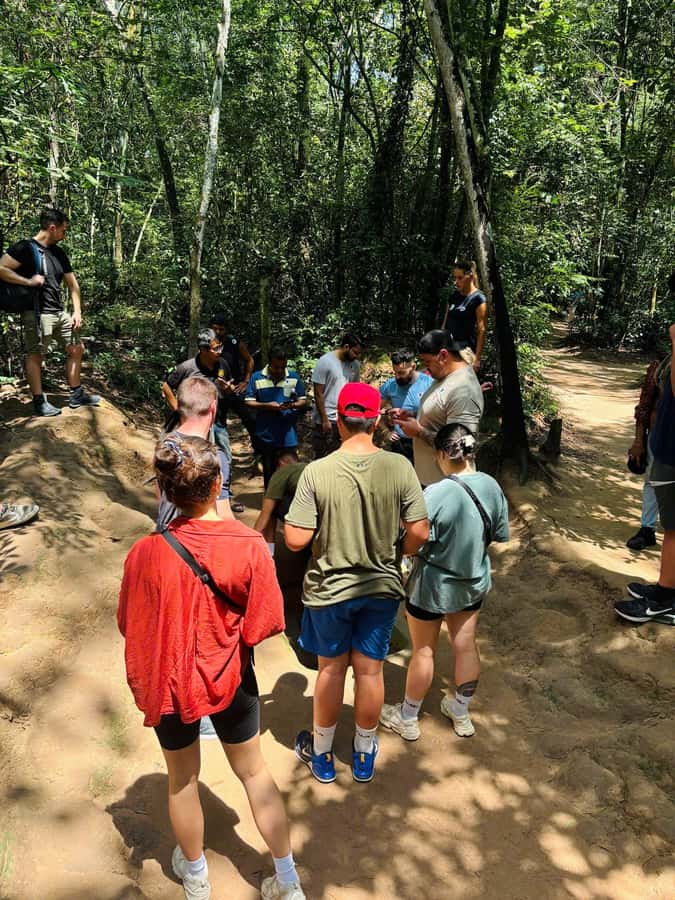 Cu Chi Tunnels Guided Tour: Vietnam War History Half-Day - Crawling through the tunnel