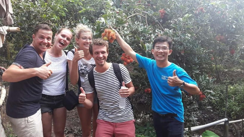 Cu Chi Tunnels & Mekong Delta: Full‑Day Discovery From HCM - A sampan through narrow coconut canals