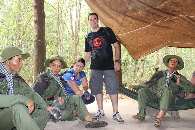 Cu chi tunnels Tour (Group and Private) - The wartime snack of tapioca and pandanus tea
