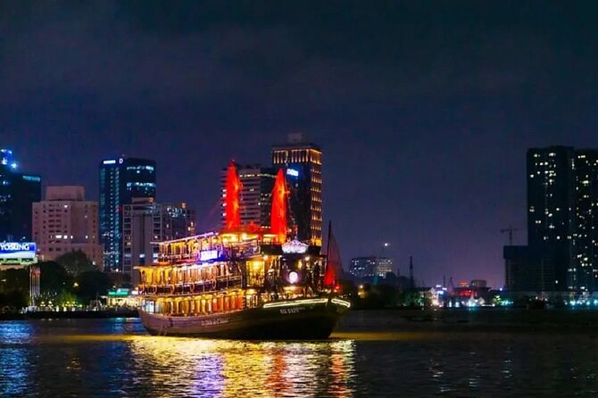 Dinner Cruise on Saigon River with Private Table - Upper-deck views and Ho Chi Minh City lights