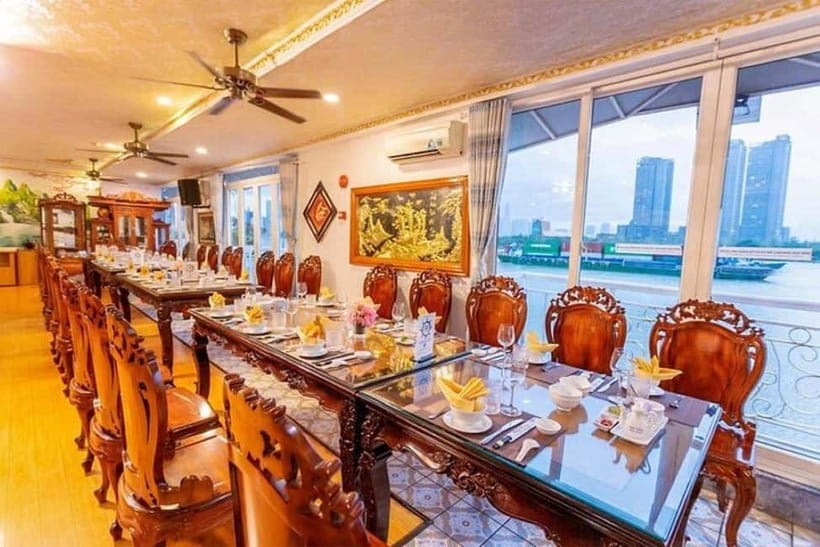 Experience Dinner On Luxury Cruise Along Saigon River - A one-hour ride under the city lights