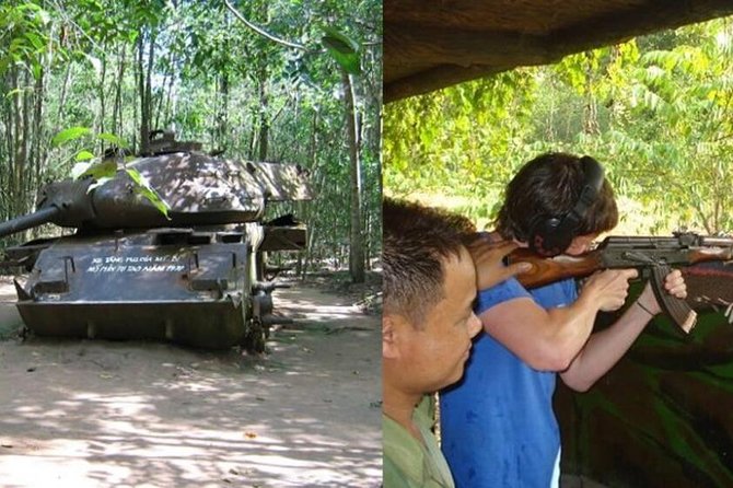 First VIP Cu Chi Tunnels Half Day Tour: Morning or Afternoon - A handicraft factory adds a modern counterpoint