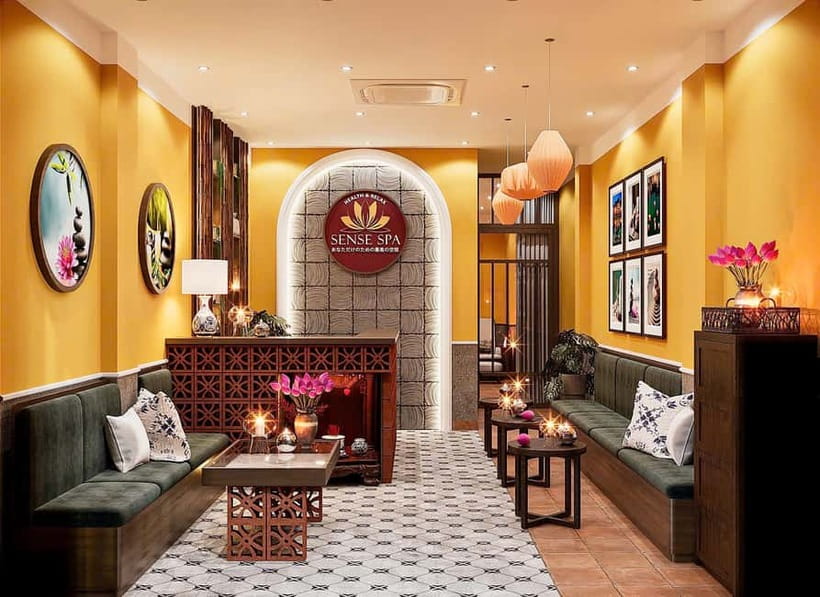 For just VND 600,000, 90 minutes of Sense Spa services. - Combining full-body and upper-body massage