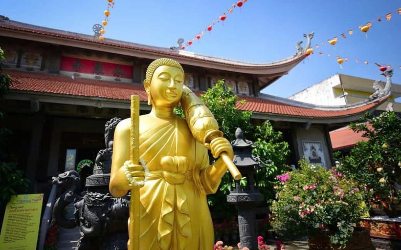 Free E-Sim Ho Chi Minh City: Pagodas and Coffee Corners Tour - Tan Dinh Church and Saigon’s famous pink facade