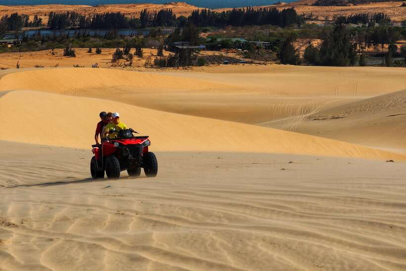 From HCM: 2-Day Mui Ne Highlights Trip with Overnight Stay - Red and white dunes at sunset