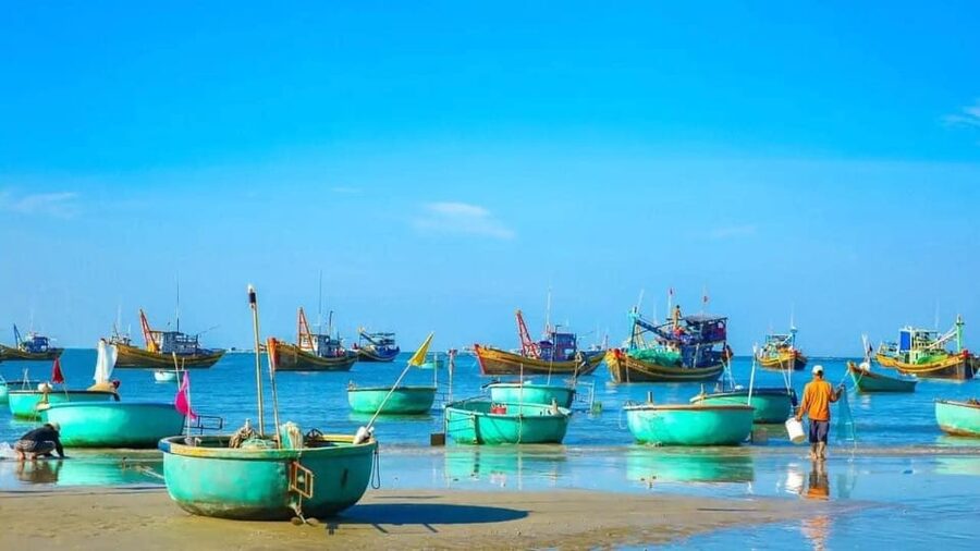From Ho Chi Minh City: Relax In Mui Ne Beach In 1 Day - Mui Ne’s fishing village and wooden boats