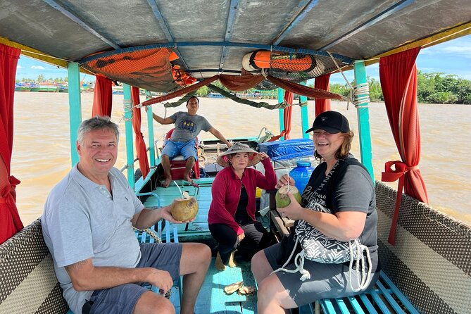 From Ho Chi Minh: Mekong Delta Can Tho Floating Market 2-Day Tour - On the Tien River by motorboat and rowboat