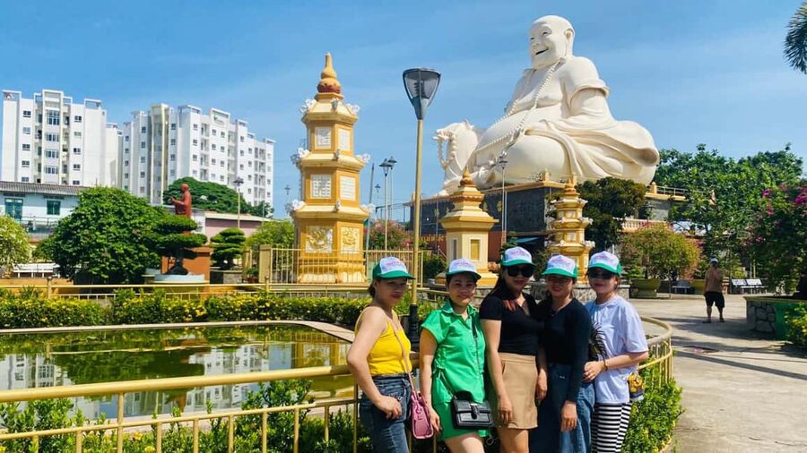 From Ho Chi Minh: Mekong Delta Tour to My Tho & Ben Tre 1Day - The sampan ride through nipa palms