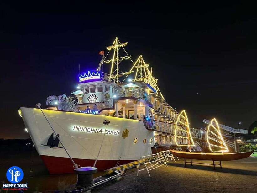 From Ho Chi Minh: Private Dinner Cruise on Saigon River Tour - Boarding a traditional wooden boat on the Saigon River