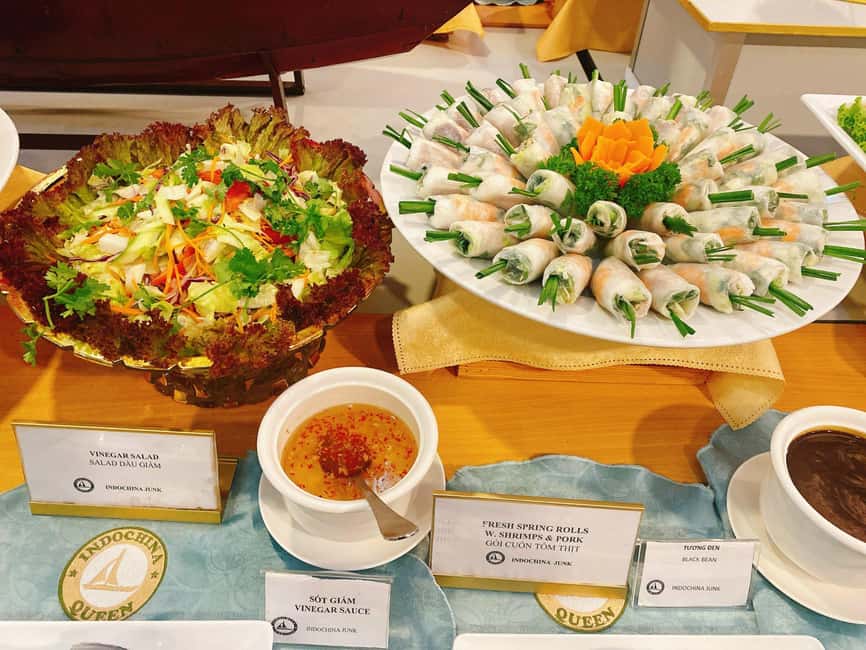 From Ho Chi Minh: Private Table Dinner on cruise Saigon - Dinner: Vietnamese dishes, international choices, and a seafood warning