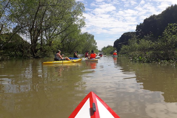 Full Day Experience Mekong River Life By Kayak & Boat. - Village time with a local beer