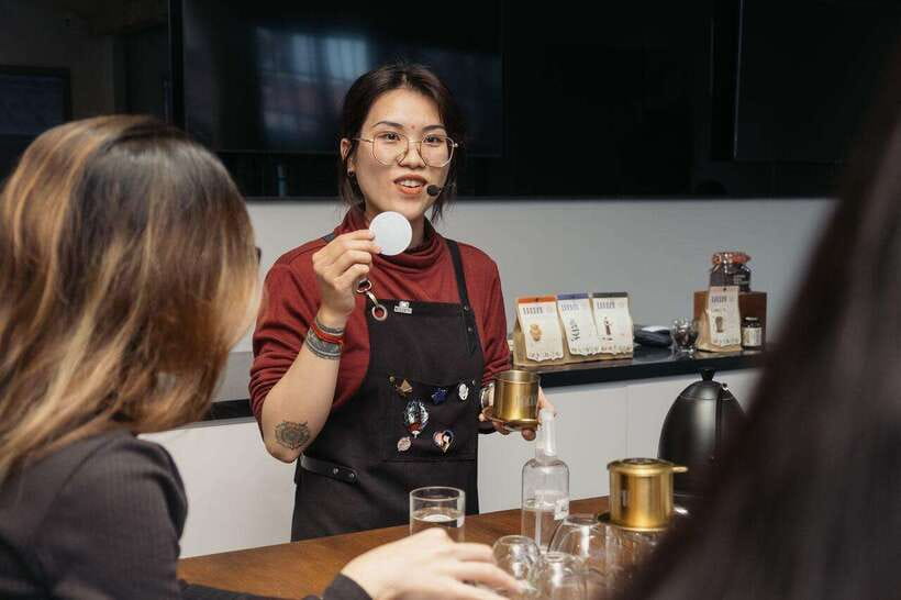 Hands-on Discovery of Vietnamese Coffee & Culture - Hearing the beans crack during small-batch roasting