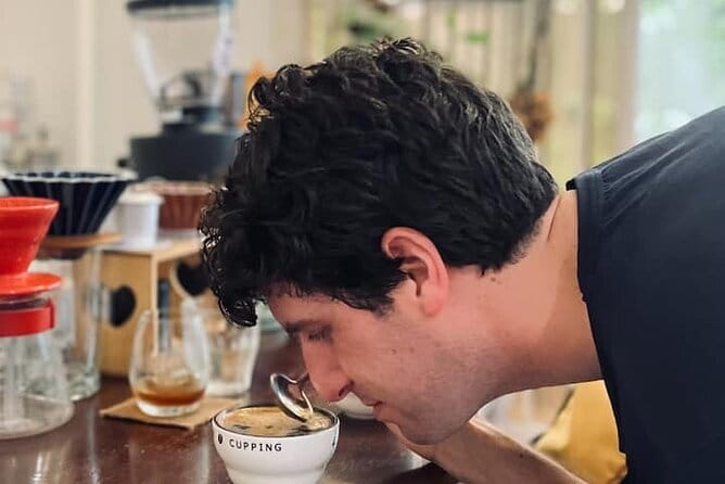 Hands-on making 3 Iconic Coffees of South Central North Vietnam - Central Vietnam in a glass of salted cream coffee