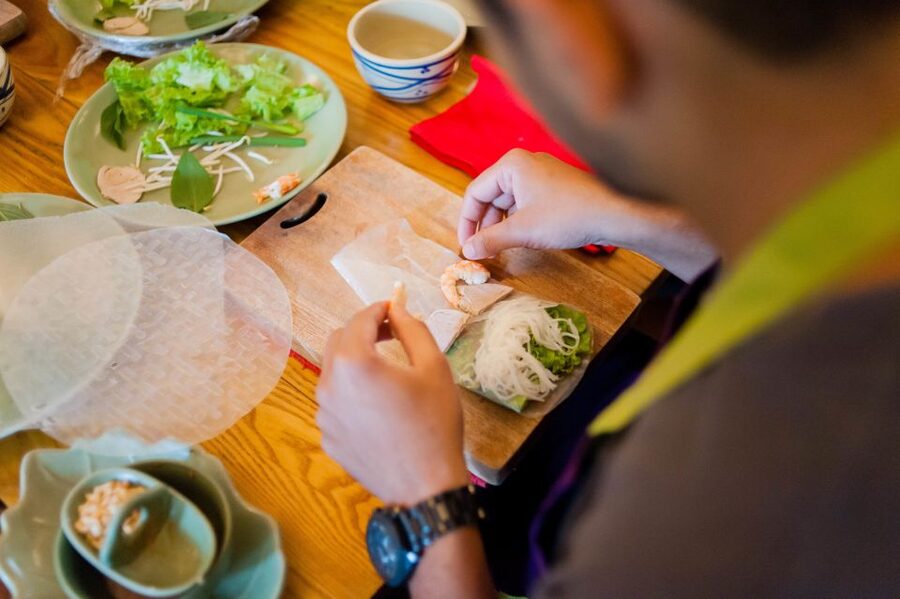 Hands-On Vietnamese Cooking Lesson in Small Group - The food is part of the value
