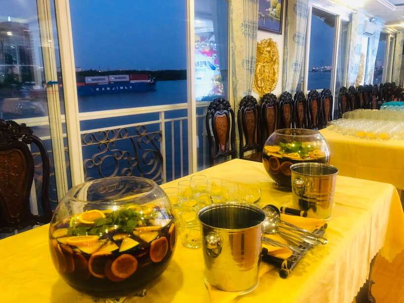 HCM: Saigon River Dinner Cruise - The upper deck is where the evening comes together