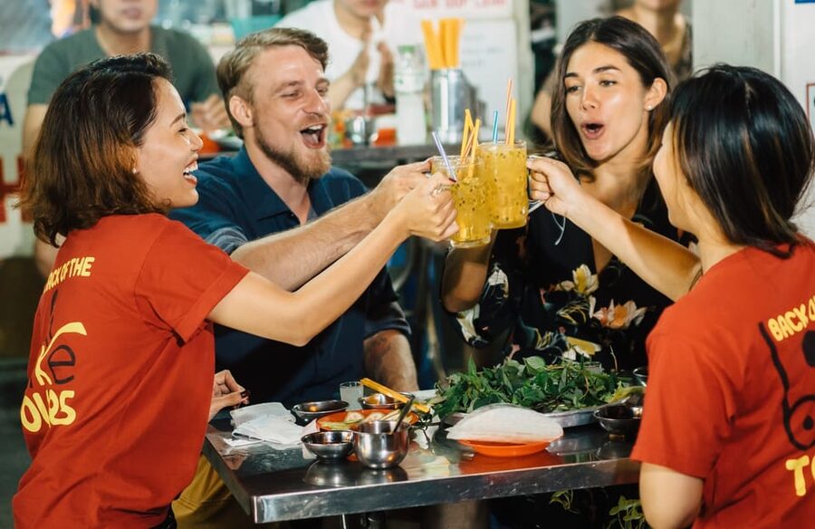 HCMC: A Taste of Vietnam Saigon Night Food Tour - Stop three: a crab soup unlike the usual bowl