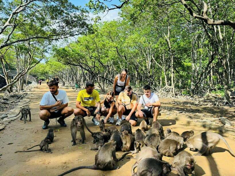 Ho Chi Minh: Can Gio Mangrove and Monkey Island - Resort time, swimming, and the beach caveat