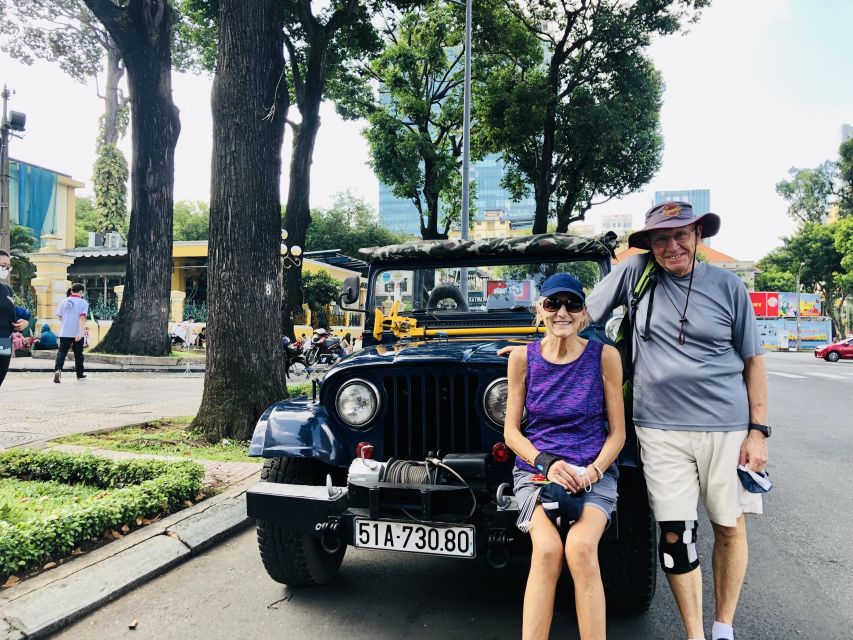 Ho Chi Minh City: Guided Private Tour by Open Air Jeep - Cruising Dong Khoi, Nguyen Hue, and the back streets