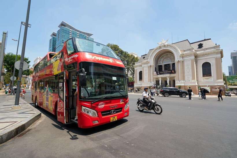 Ho Chi Minh City: Hop-On Hop-Off Bus Tour by Vistra - Seeing Notre-Dame Cathedral from the bus
