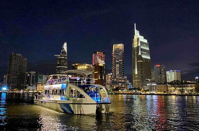 Ho Chi Minh City Lively Saigon River Sightseeing Cruise - Nguyễn Huệ and the central city view