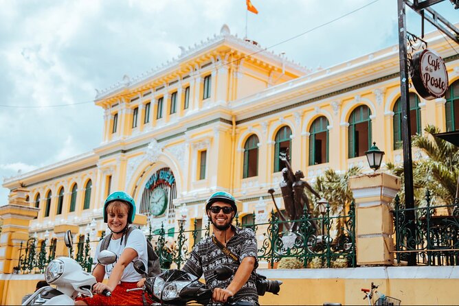 Ho Chi Minh City Motorbike Tour w Student + Safe + Fun - Notre Dame Cathedral and the French Colonial Center