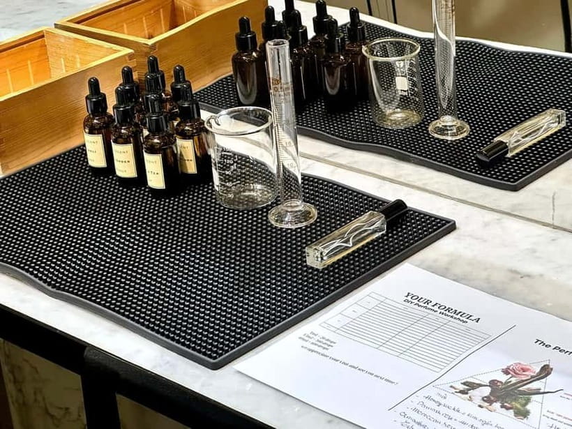 Ho Chi Minh City: Perfume Workshop with Scent of Saigon - Testing the fragrance library in a small studio