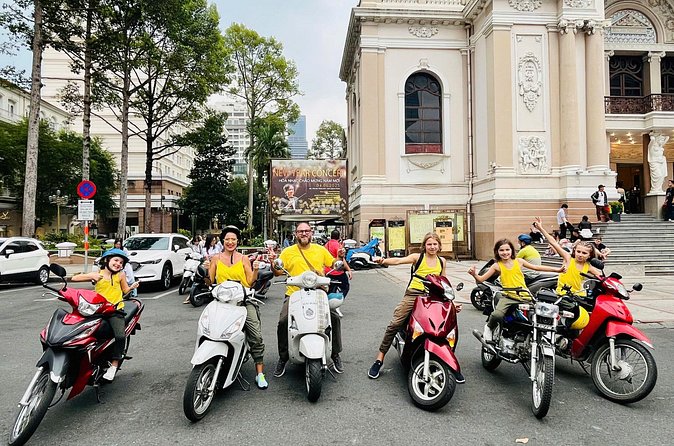 Ho Chi Minh City Sightseeing & Culture Tour By Scooters - Nguyen Hue Street and central Saigon