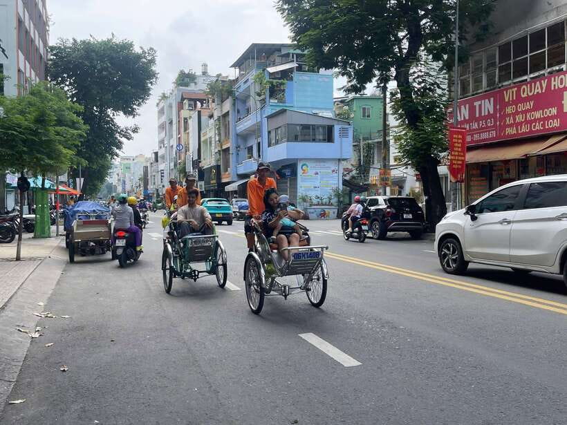 Ho Chi Minh City Sightseeing Panoramic Cycling Tour By Cyclo - River views and local neighborhoods