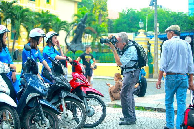 Ho Chi Minh City Tour by Motorbike with Female Riders | KissTour - Ba Thien Hau Temple in Chinatown