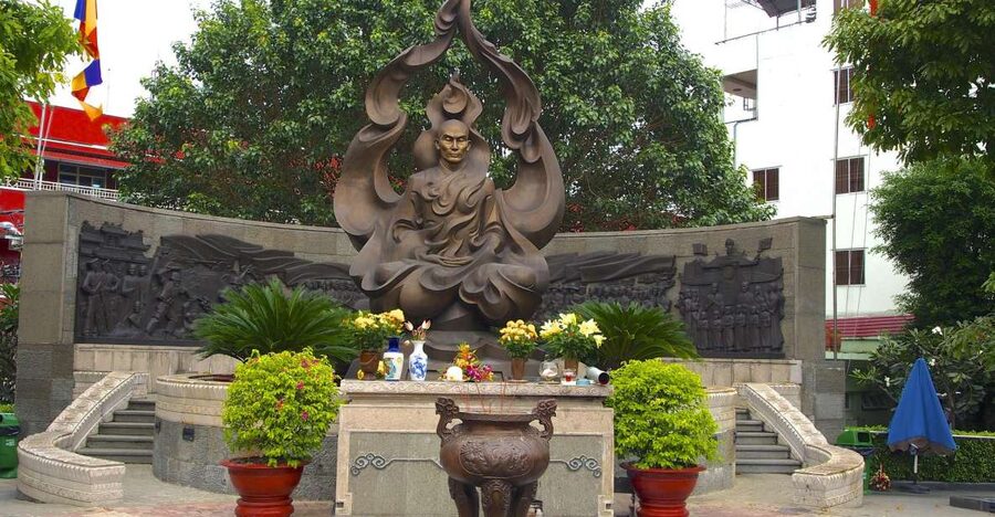 Ho Chi Minh: Historical City Scooter Tour - The cathedral and post office: Saigon’s French chapter