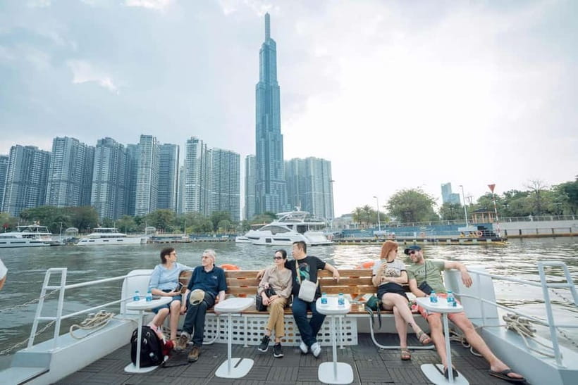 Lively Saigon River Sightseeing Cruise + Guided Walking Tour - What you see during the 45-minute sailing