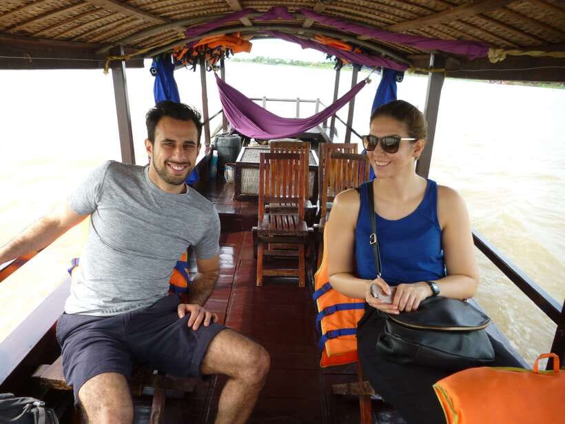 Mekong Day Tour by Car:Cai Be market, Local Island & Cycling - Cruising the Mekong in a private motorboat