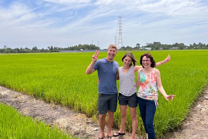 Mekong Day Trip Explore Village Bicycle CookingClass Group 12 Pax - The Tien River by boat