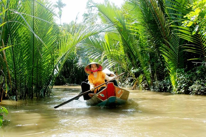 Mekong Delta 4 Islands, TukTuk, Boat, Try Khot Cake Local Cooking - Ben Tre, coconut candy, and the commercial side of the visit