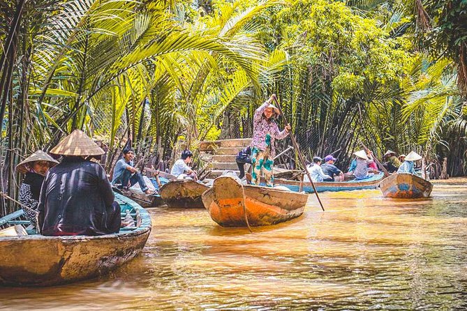 Mekong Delta full day trip - Entering My Tho by Motorboat