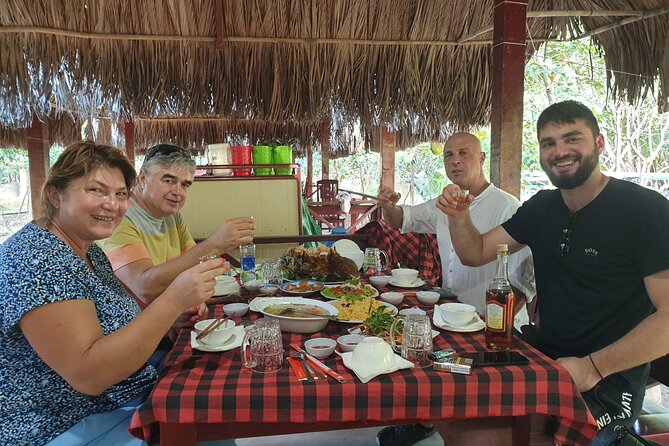 Mekong Delta Full Day Trip - My Tho & Ben Tre - Small Group Tour - The hand-rowed boat is the most atmospheric ride