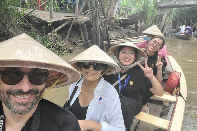 Mekong Delta Full Day Trip - My Tho & Ben Tre - VIP Private Tour - The Sampan Ride Through the Canals