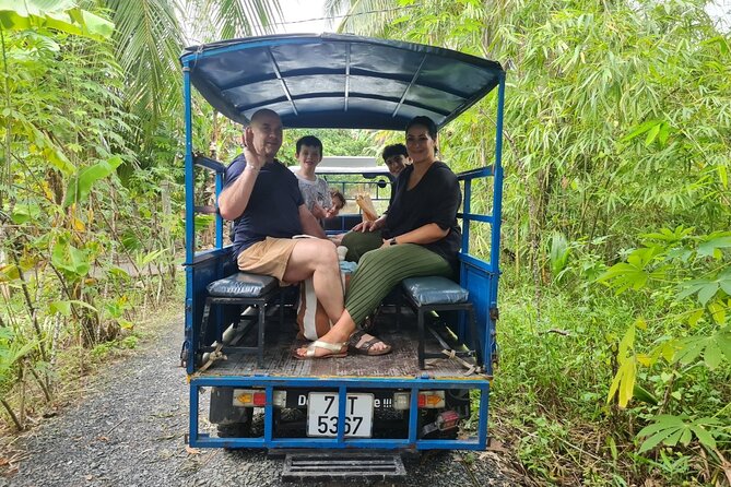 Mekong River Relaxing Sail boat cruise to Coconut Canals (1.5HRS) - From Ben Tre city to the riverbank