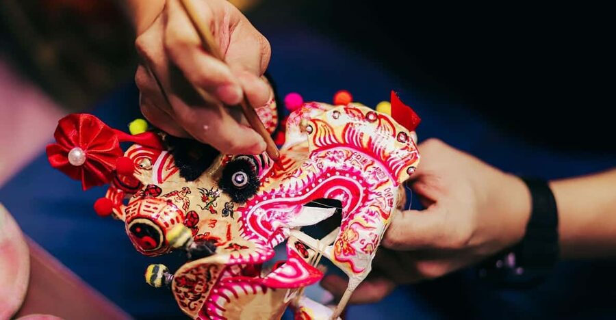 Mini Lion head decoration workshop - Why a small lion head matters in Vietnamese culture