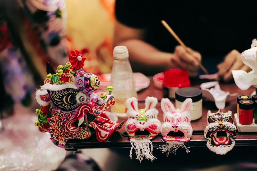 Mini Lion head decoration workshop - Coffee, snacks, and views from the upper-floor café