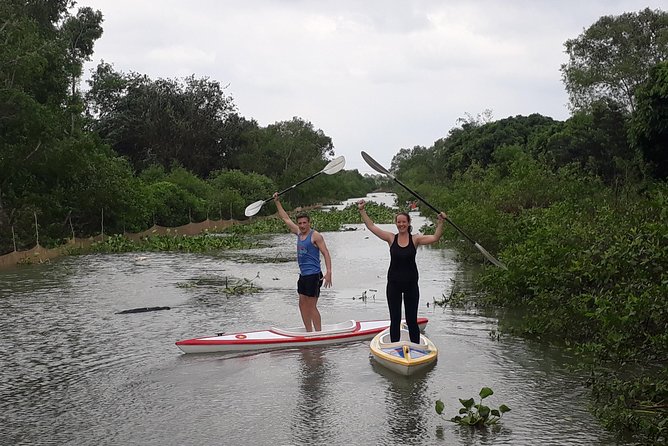 Off The Beaten Track The Mekong By Bike,boat & Kayak Day Trip - Cycling into Mekong villages